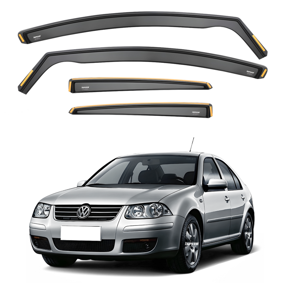 VW Bora 1998-2005 4-Door Saloon Wind Deflectors 4pc Set