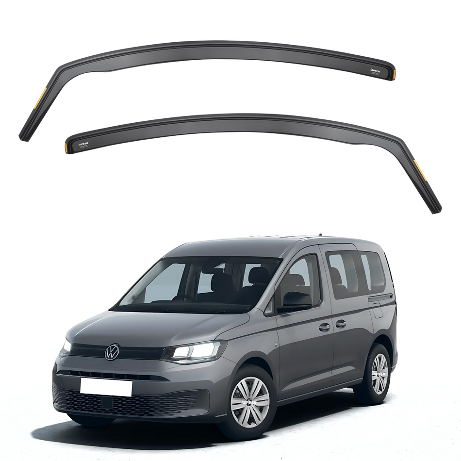 VW Caddy MK5 2020-2025 Wind Deflectors 2pc Set