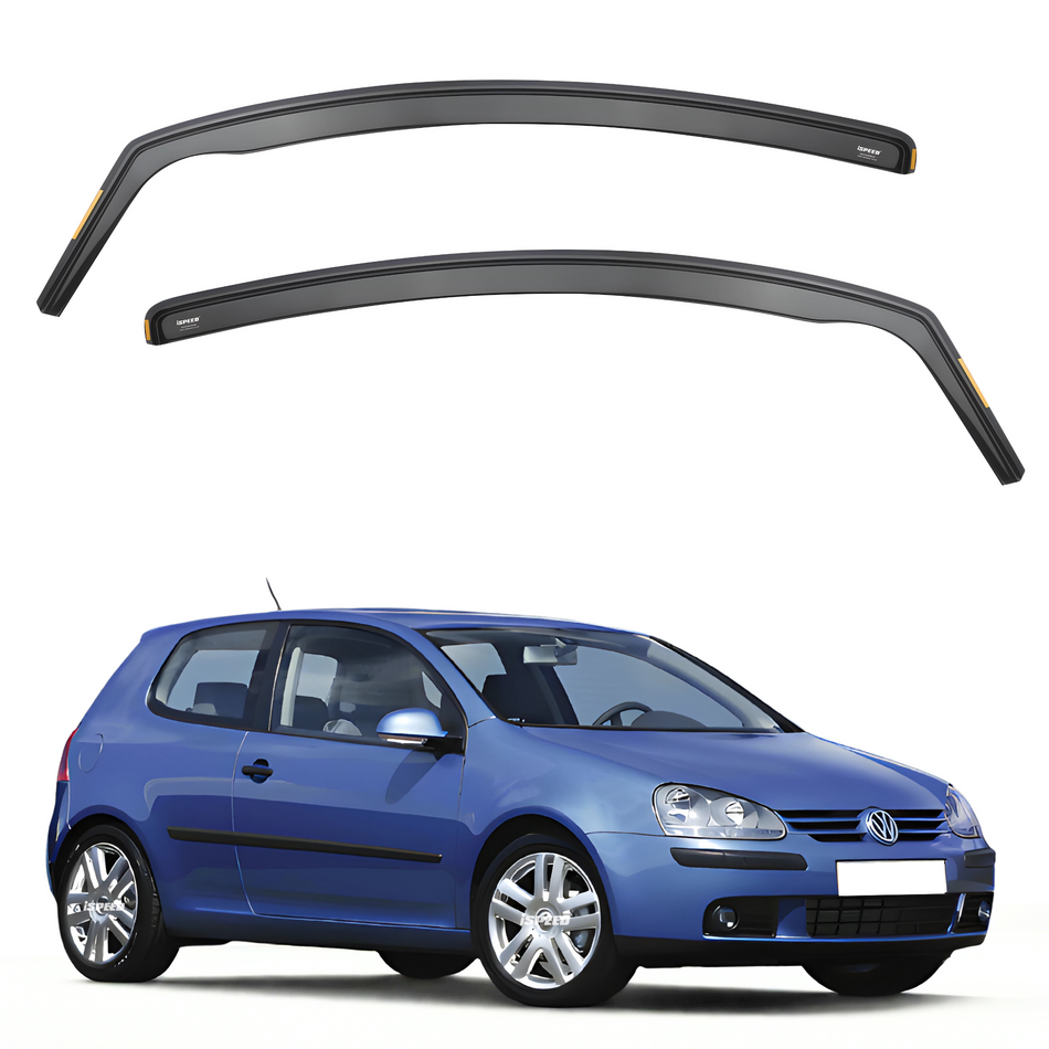 VW Golf MK5 2004-2009 3-Door Hatchback Wind Deflectors 2pc Set