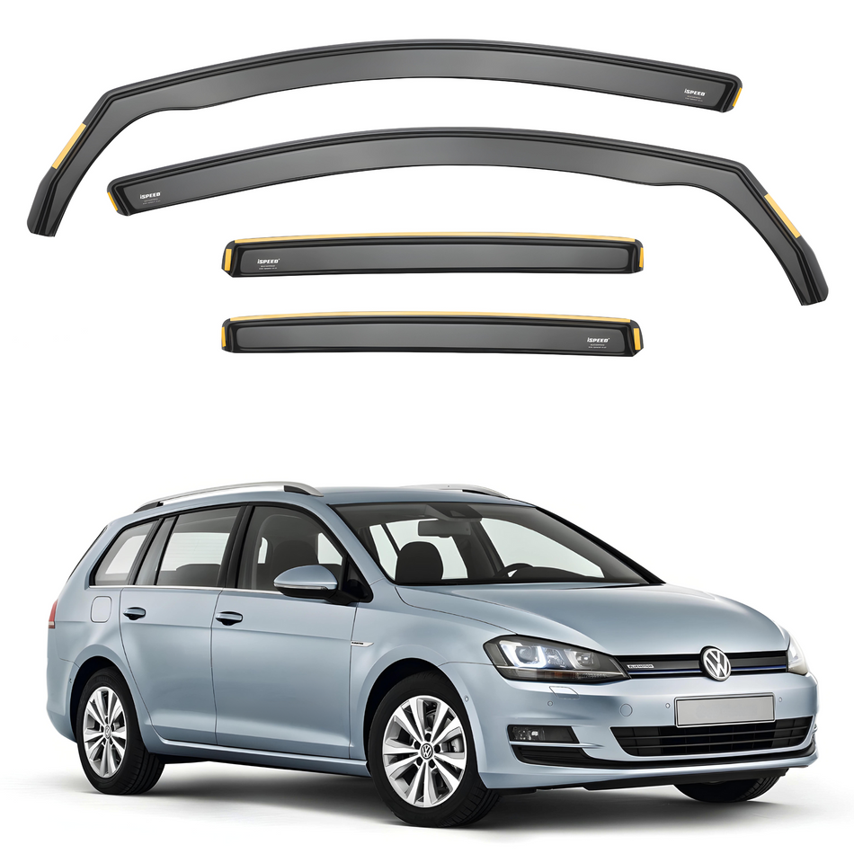 VW Golf MK7 2013-2020 5-Door Estate Wind Deflectors 4pc Set