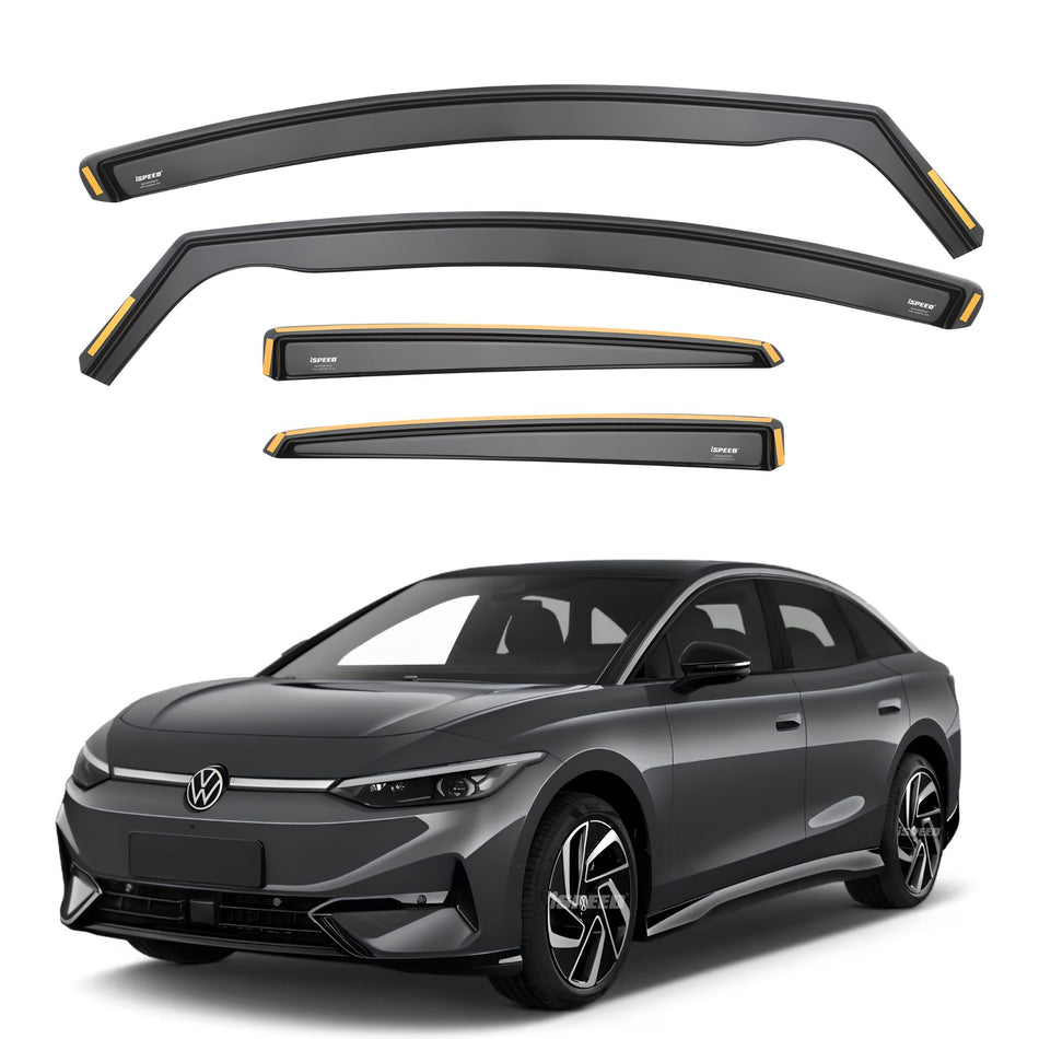 VW ID7 2023-2027 4-Door Saloon Wind Deflectors 4pc Set