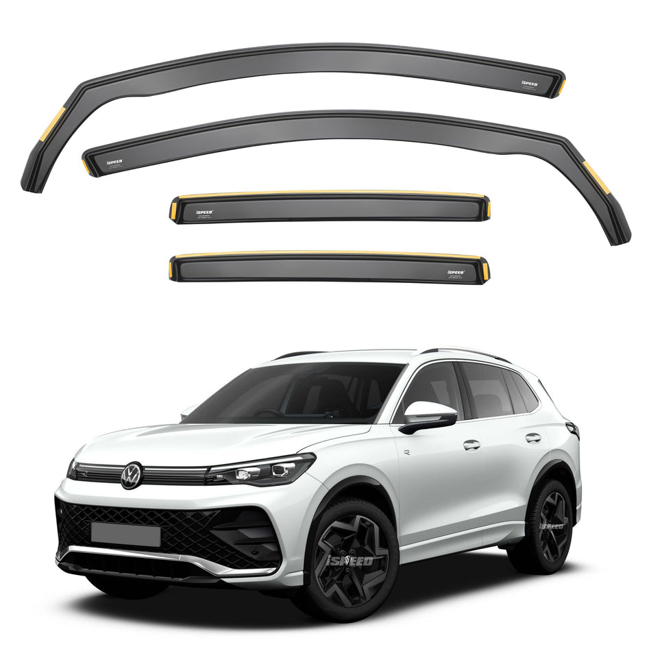 VW Tiguan MK3 2024-2027 Wind Deflectors 4pc Set