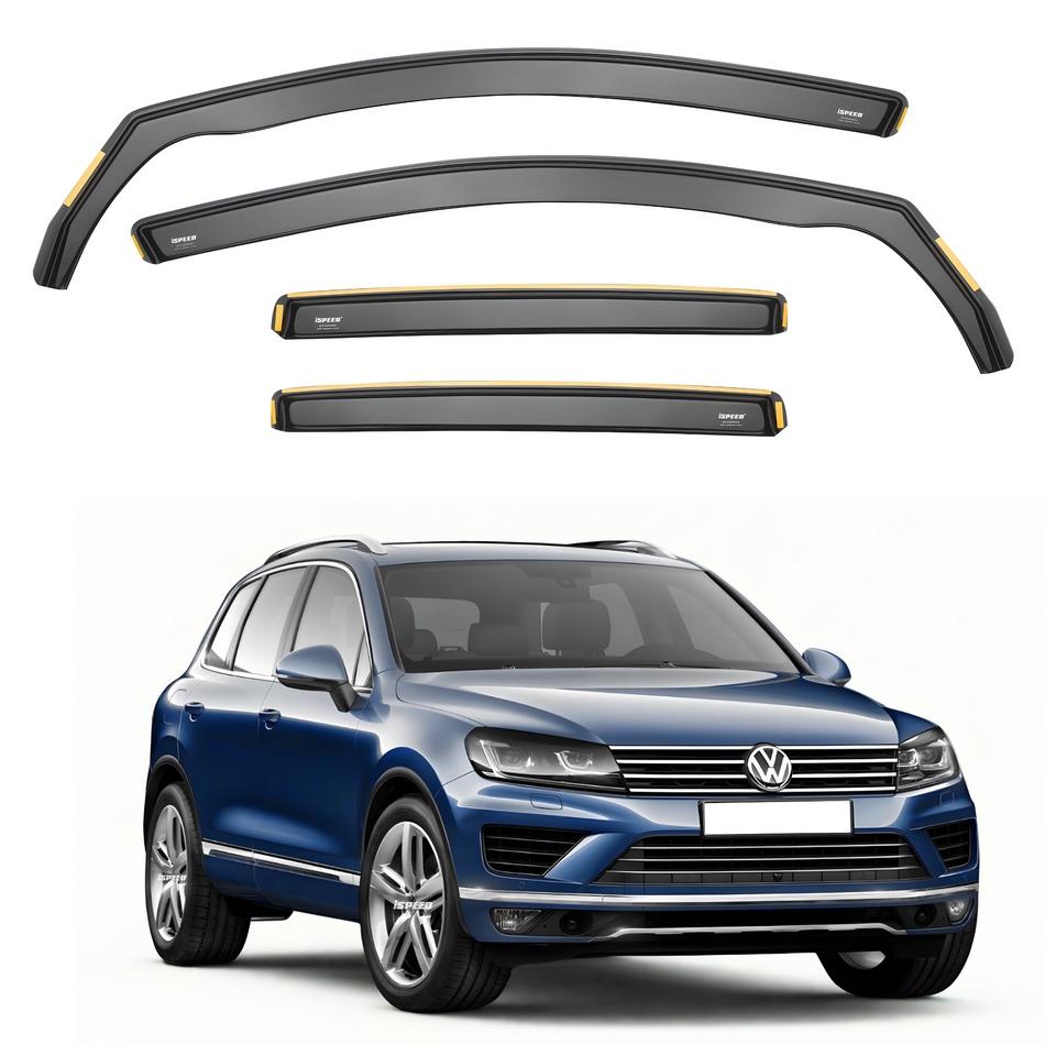 VW Touareg MK2 2010-2017 Wind Deflectors 4pc Set