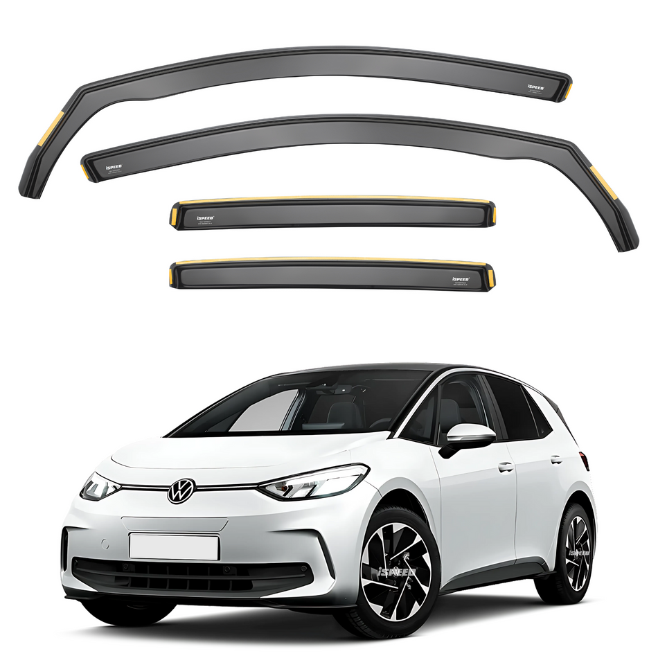 VW ID3 2019-2025 5-Door Hatchback Wind Deflectors 4pc Set