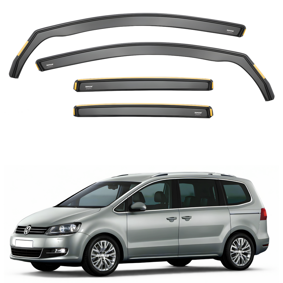 VW Sharan MK2 2010-2022 Wind Deflectors 4pc Set