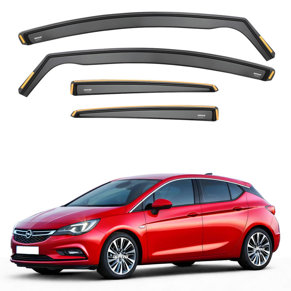 Vauxhall Astra K MK7 2015-2021 5-Door Hatchback Wind Deflectors 4pc Set