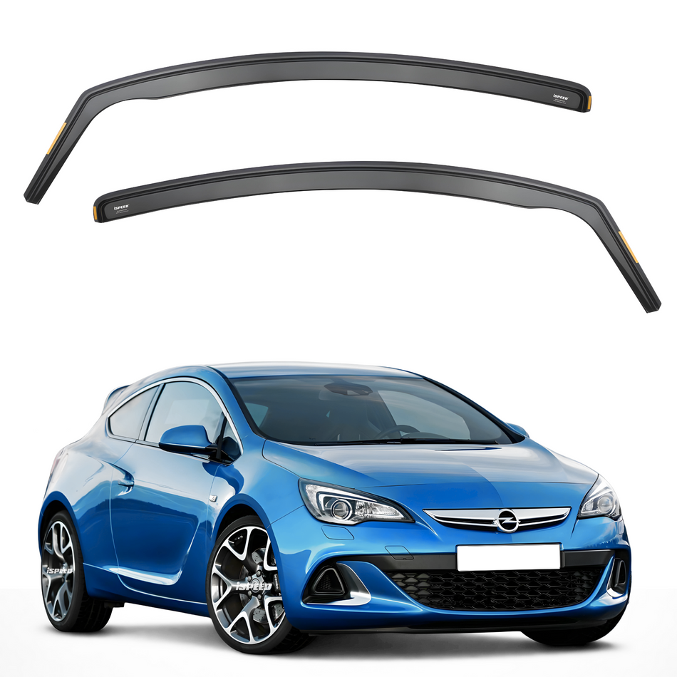 Vauxhall Astra J MK6 GTC 2011-2018 3-Door Hatchback Wind Deflectors 2pc Set