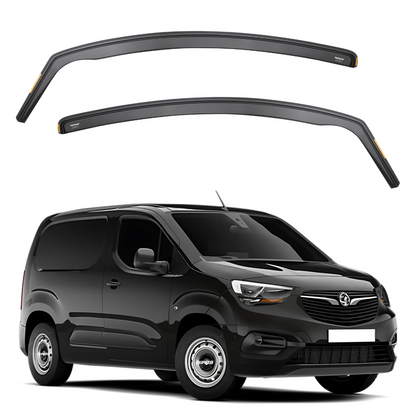 Vauxhall Combo E / Combo Life 2018-2024 Wind Deflectors 2pc Set