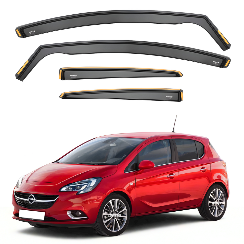 Vauxhall Corsa D/E 2006-2019 5-Door Hatchback Wind Deflectors 4pc Set