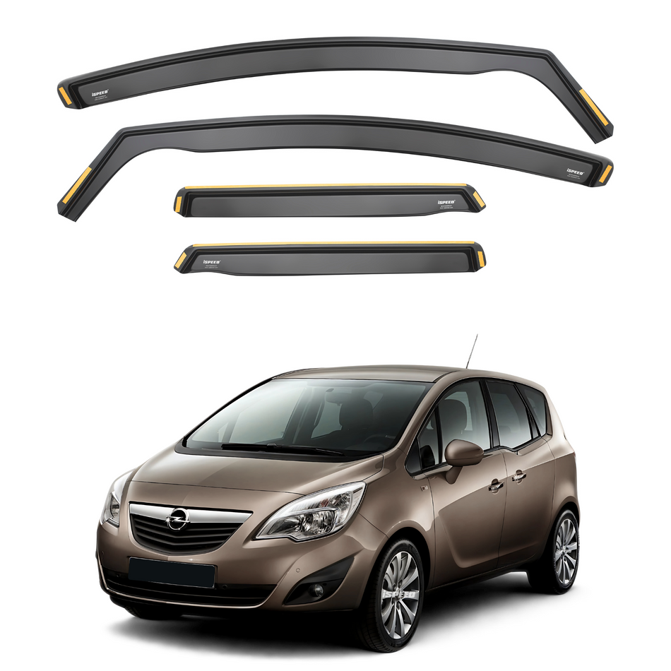 Vauxhall Meriva B MK2 2010-2017 5-Door MPV Wind Deflectors 4pc Set