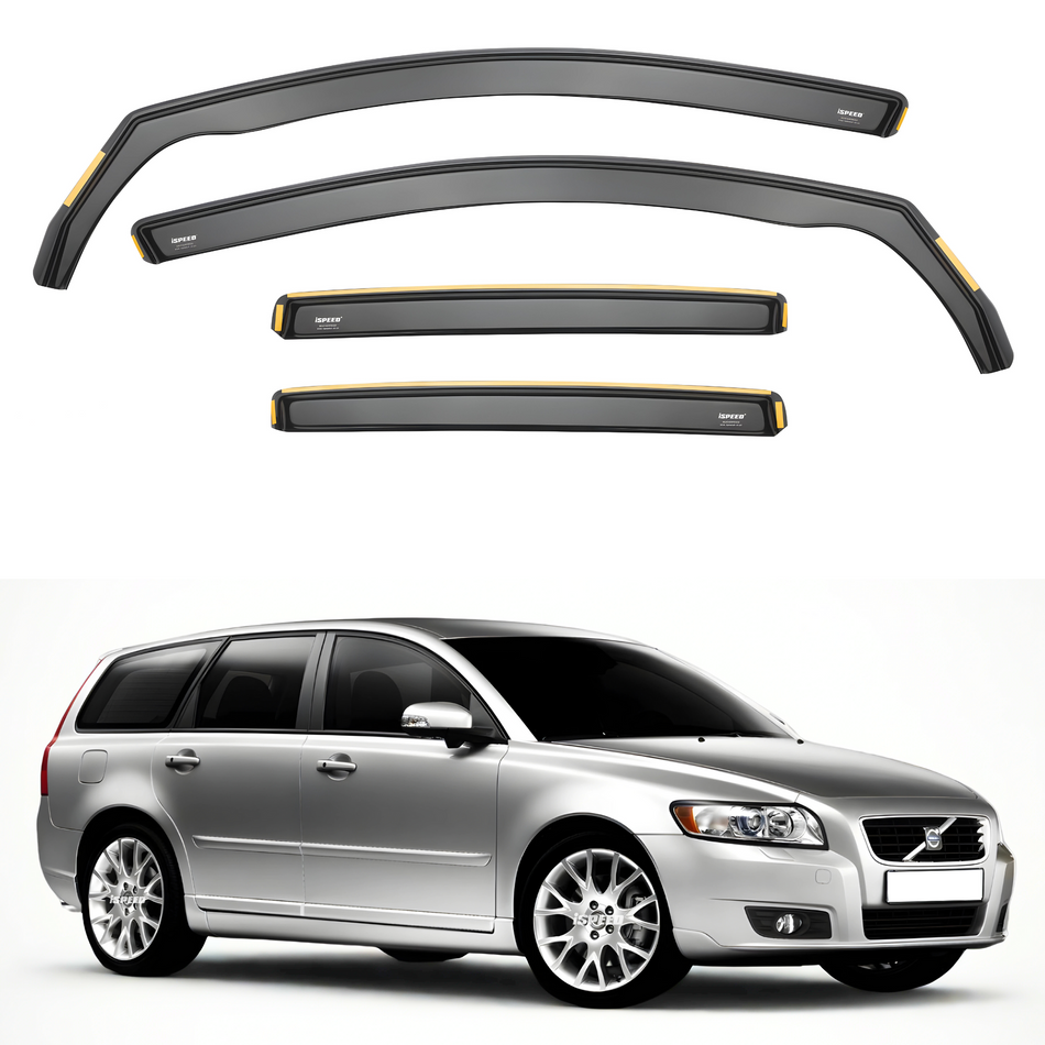 Volvo V50 2004-2012 5-Door Estate Wind Deflectors 4pc Set