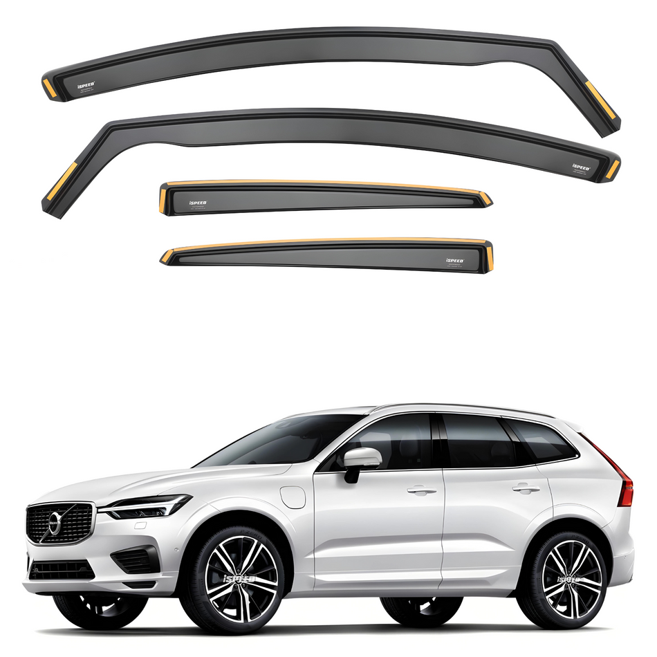 Volvo XC60 MK2 2017-2025 Wind Deflectors 4pc Set