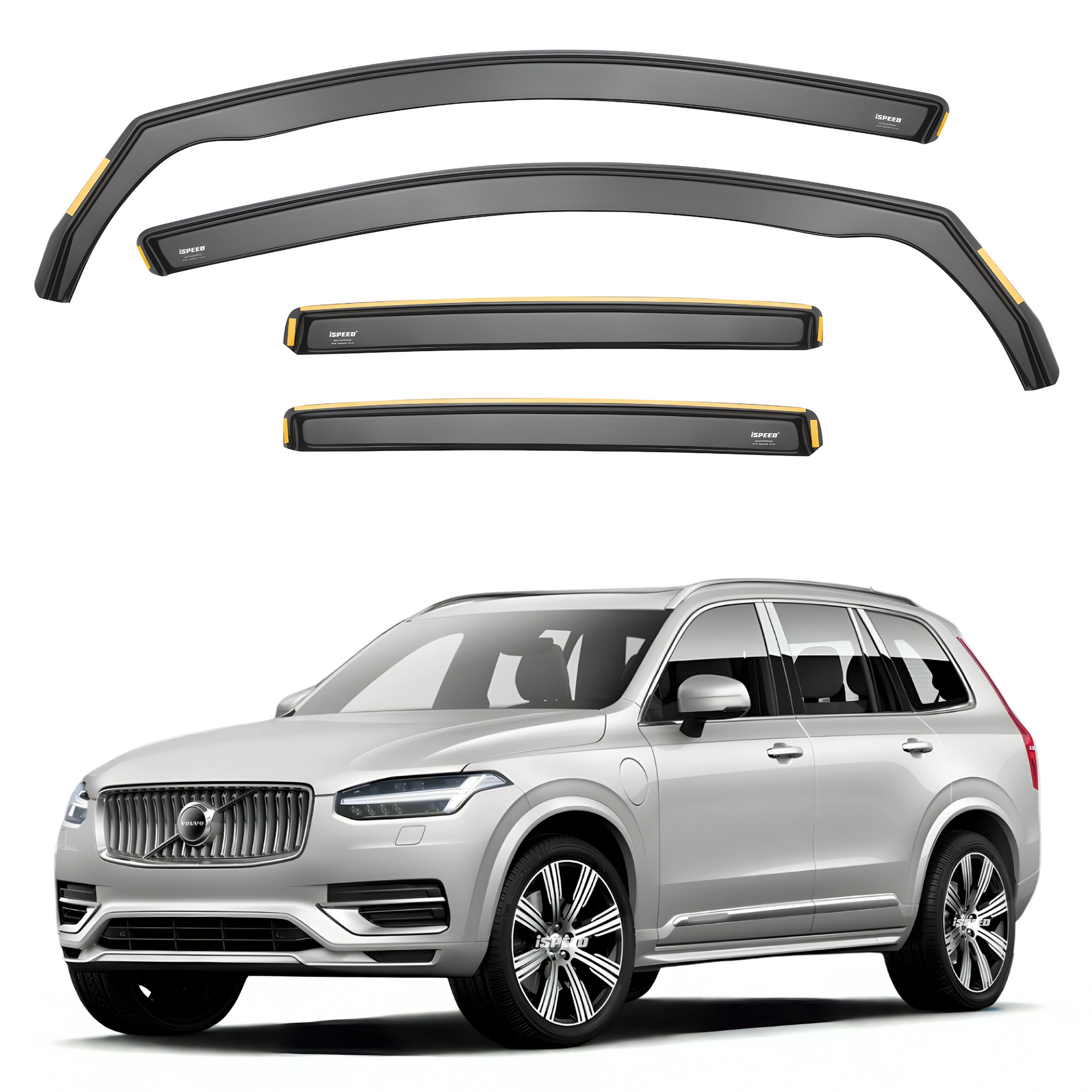 VolvoXC90MK22015-2024WindDeflectors4pcSet