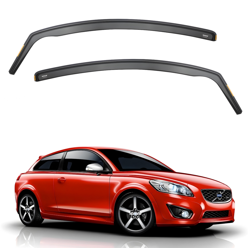 VOLVO C30 2006-2013 3-Door Hatchback Wind Deflectors 2pc Set