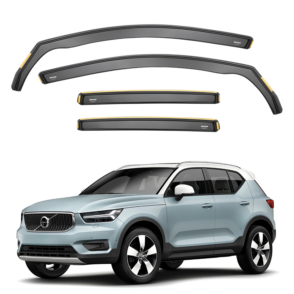 Volvo XC40 2017-2025 5-Door SUV Wind Deflectors 4pc set