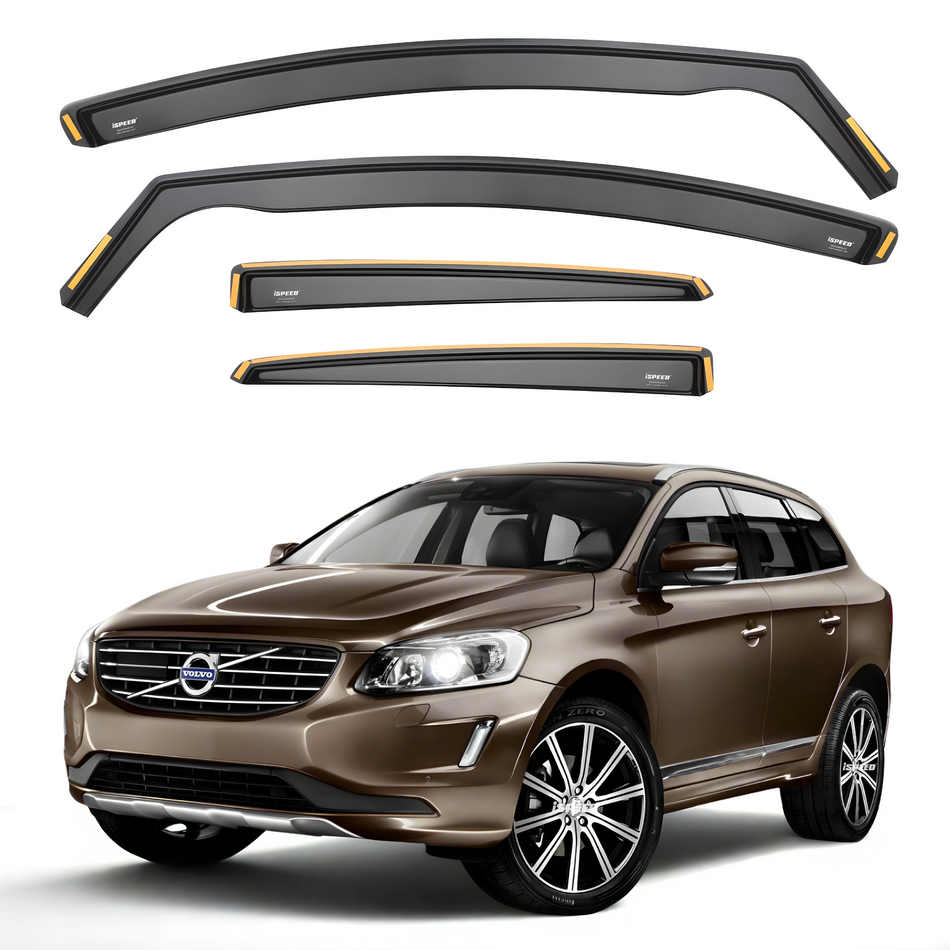 Volvo XC60 MK1 2008-2017 Wind Deflectors 4pc Set