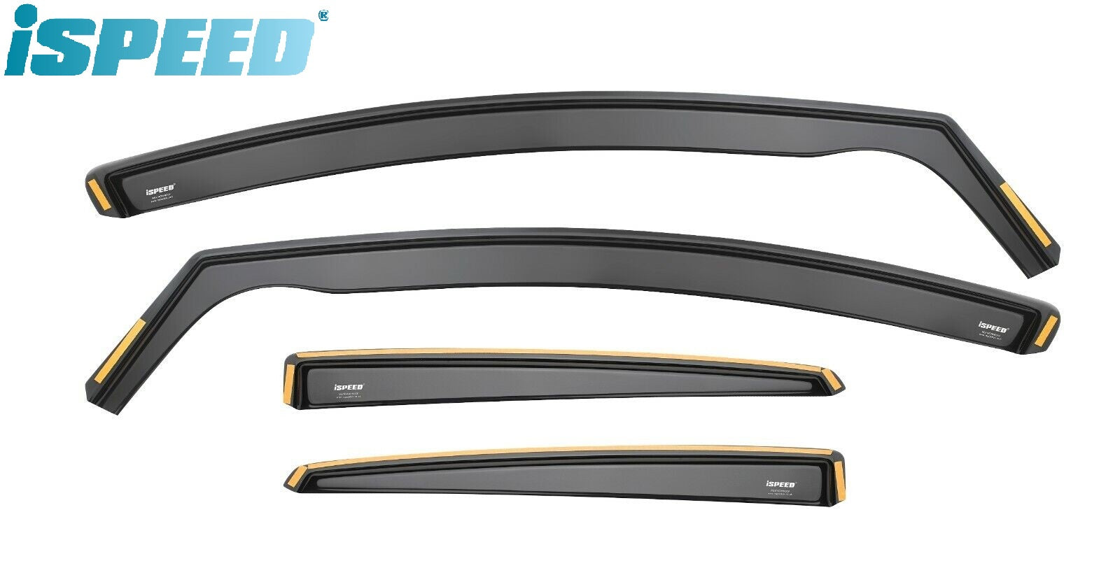 VAUXHALL ASTRA Mk6 J 3 Doors GTC SRI 2010 2015 2 Pieces ISPEED Tinted Wind Deflectors